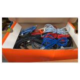 Assortment of Ethernet and Monitor Cables