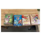 Lot of 4 Pokemon Deck Boxes W Some Cards