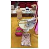 Barbie Doll Stand, Sewing Machine and More