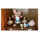 Assorted Easter Figurines and Decor