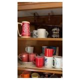 Assortment of mugs