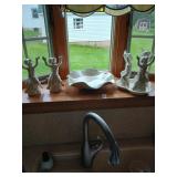 Lot of decor glass