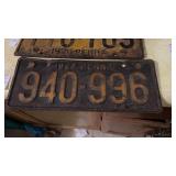 1927 Pennsylvania License Plate
