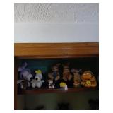 Shelf lot of collectibles