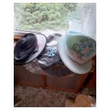 Lot of large hats