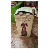 Harvest Angle Glitter Lamp in box