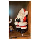 Ceramic Winking Santa Claus figure