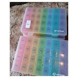 Lot of 4 pill boxes
