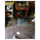 Contents of cabinet, drawer and underneath only.