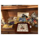 Misc Lot of posters, lighters, clock, etc.