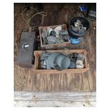 Floor lot of electrical and misc