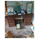 Desk 54" wide, 24" deep no contents