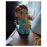 Vintage boy ceramic figure