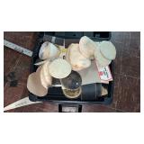 Lot of sandpaper