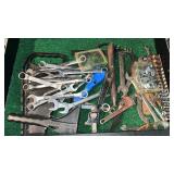 Lot of wrenches and sockets