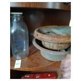 Milk bottle and can lids