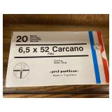 6.5x52 Carcano cartridges