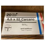 6.5x52 Carcano cartridges