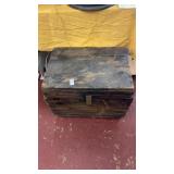 Vintage Wooden Lock Crate