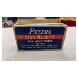 Vintage Peterï¿½s 308 Win Box Only
