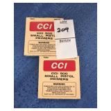 CCI 500 Small Pistol Primers Pack of 2
