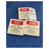 CCI 550 Small Pistol Magnum Primers Pack of 3