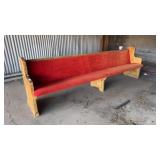 10 Ft Wooden Church Pew
