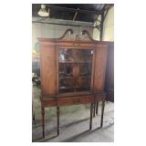 Antique Wooden China Cabinet