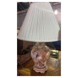 Seashell Ginger jar lamp 26 in