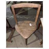 Wooden 3 Legged Chair