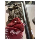 Baseball lot of Gloves, Bat, etc.