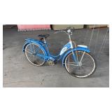 Vintage Blue Schwinn Hornet Bicycle