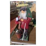 Santa Golf Statue