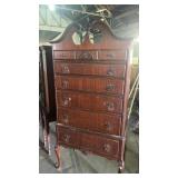 Antique Gimble Bros Wooden Dresser