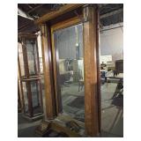 Ornate Wooden Standing Mirror