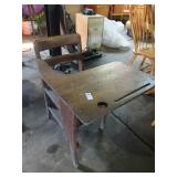 Antique school desk