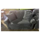 Flex Steel Blue Fold Out Loveseat