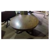 Round Wooden Coffee Table