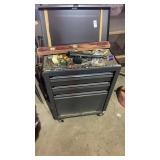 All American Metal tool chest on casters &