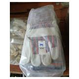 Pack of new work gloves