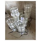 MCM highball tumblers set