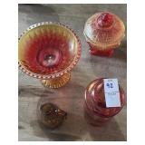 Collection of Carnival Glass