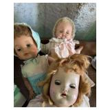 3 pc Lot of Dolls