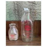 2 pc. Lot Dairy Glasses