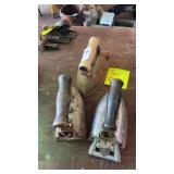 Antique sad irons (3)