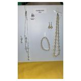 Vintage Avon pearl jewelry sets