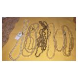 (6) vintage pearl necklaces