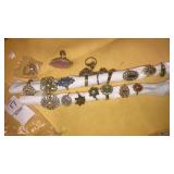 Vintage costume rings- most adjustable