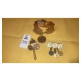 Coun type jewelry- bracelet, pin & pendant