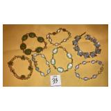 Vintage bracelets cameos etc